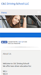Mobile Screenshot of candcdrivingschool.com